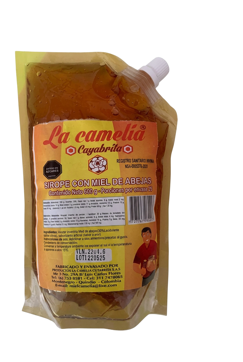 Sirope con Miel de Abejas 600 g